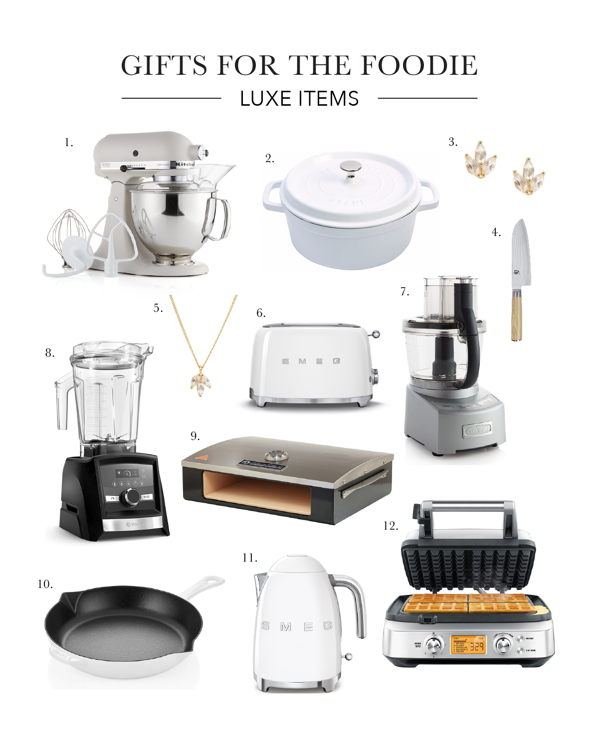 Luxe Gift Guide for the Foodie