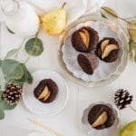 pear gingerbread muffins