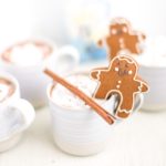 Christmas oat milk steamer