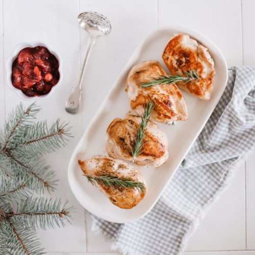 Cranberry Rosemary Stuffed Chicken Breasts