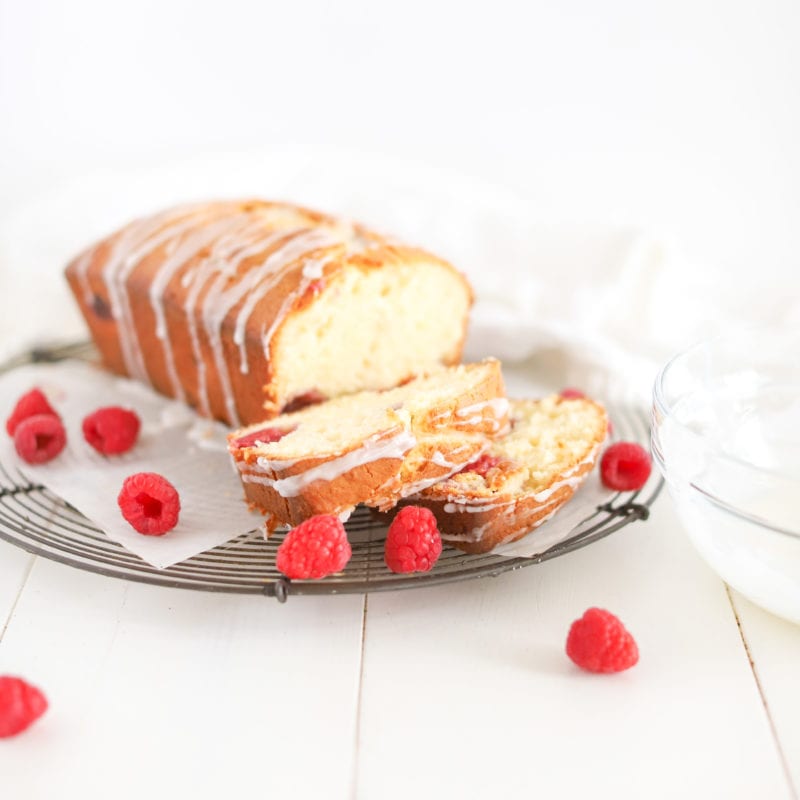 raspberry lemon loaf fraiche living