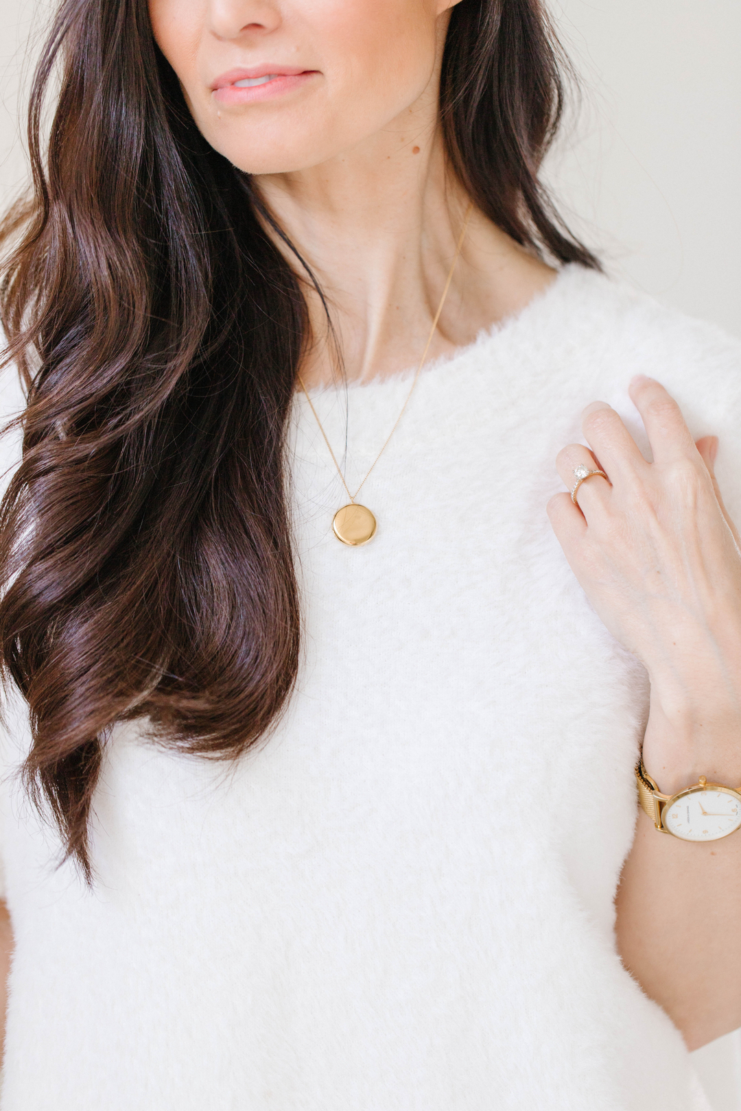 Simple Gold Locket So Pretty Cara Cotter