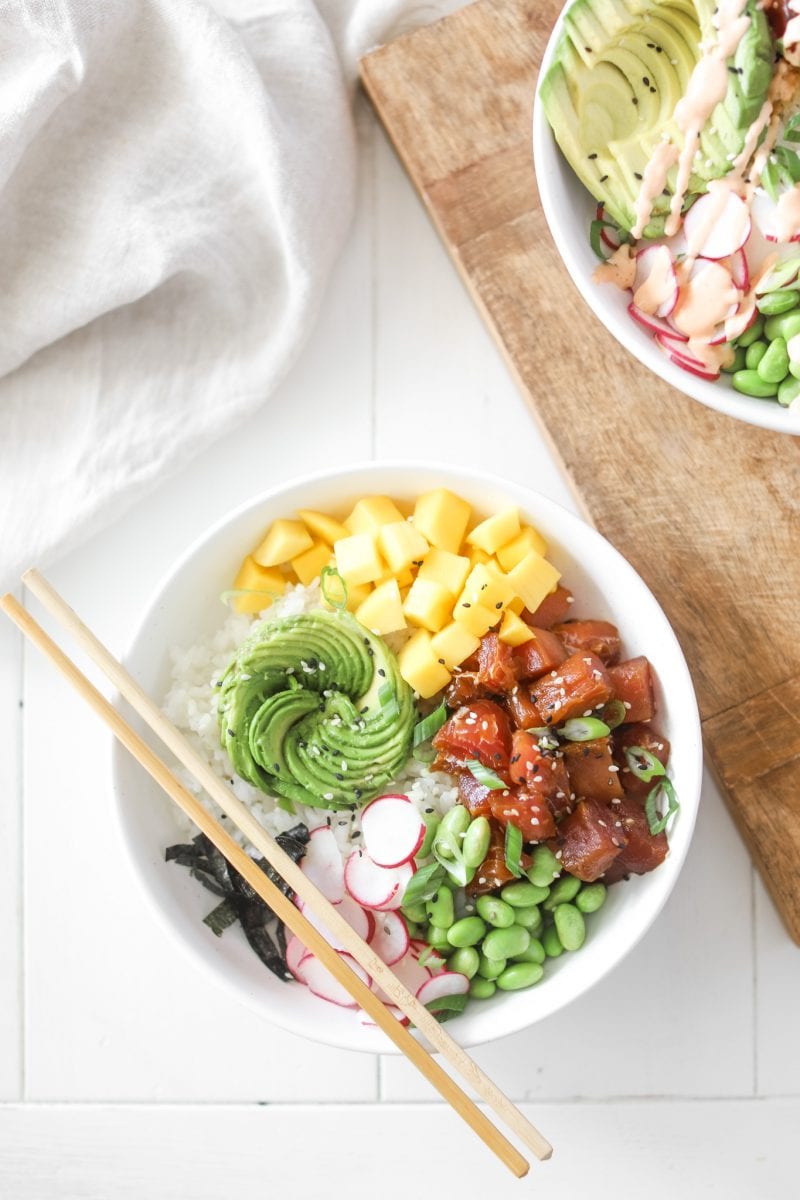 Tuna Poke Bowl - Fraiche Living