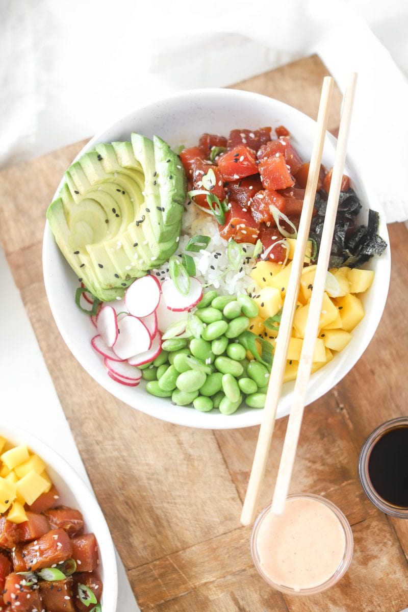 Tuna Poke Bowl - Fraiche Living