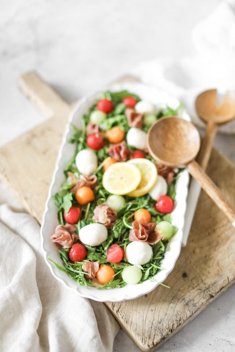 Prosciutto Melon Salad - Fraiche Living