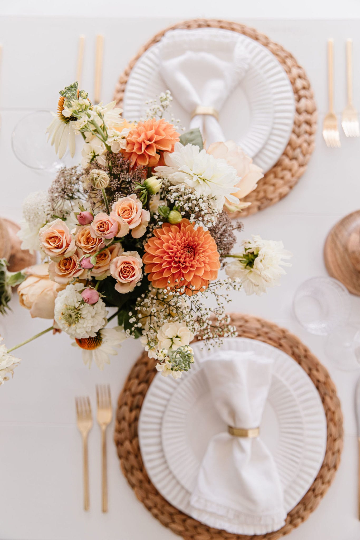Thanksgiving Fall Harvest Tablescape