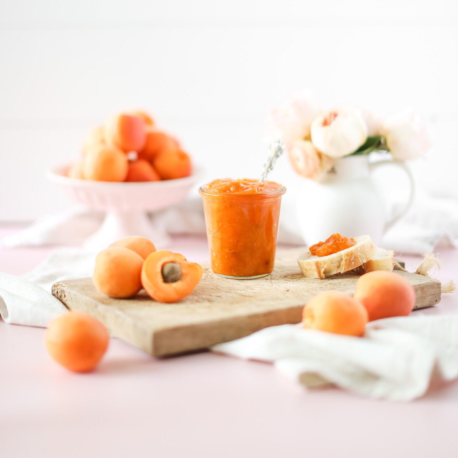 Quick Apricot Jam Fraiche Living