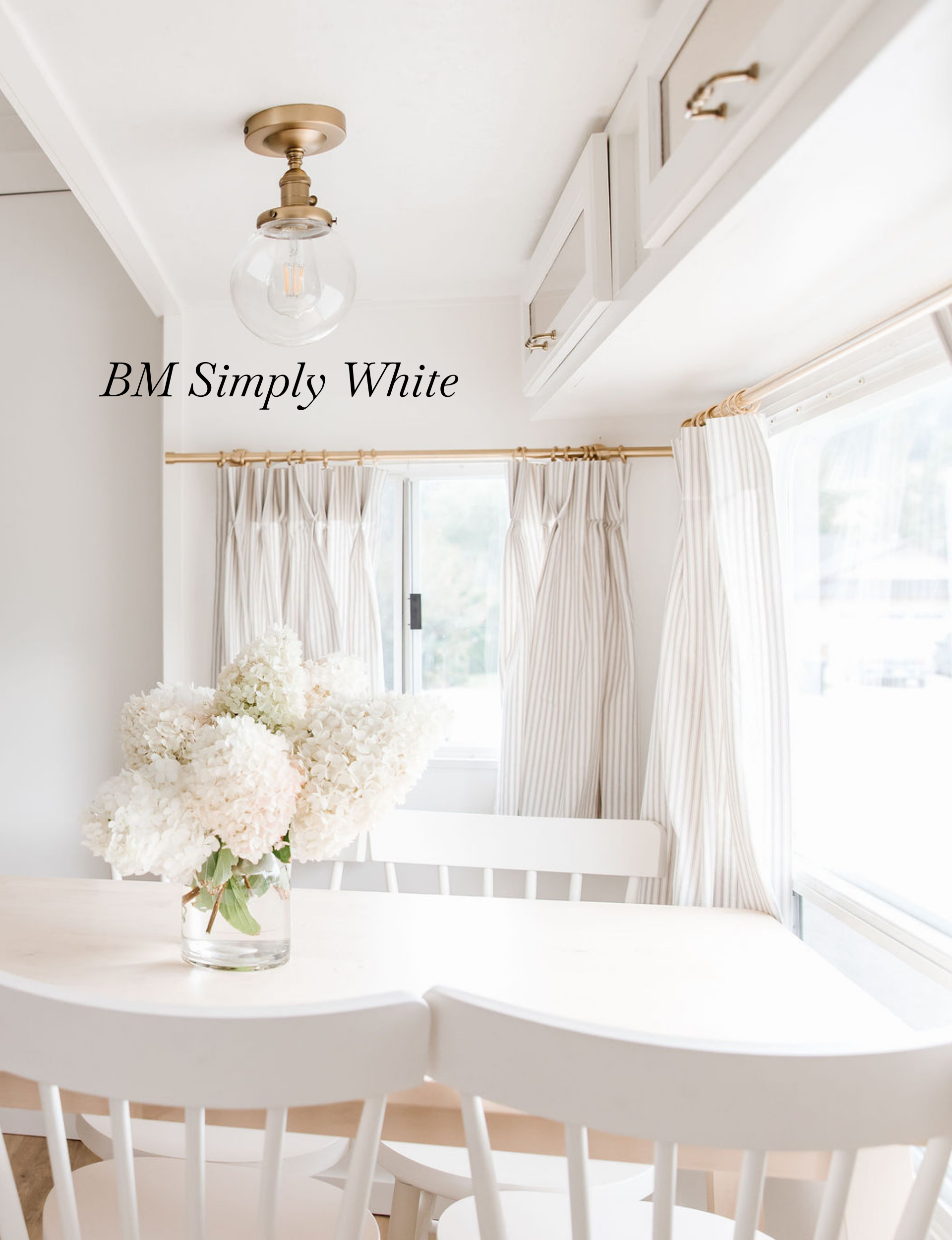 Our Camper Reveal Fraiche Living Benjamin Moore Paint