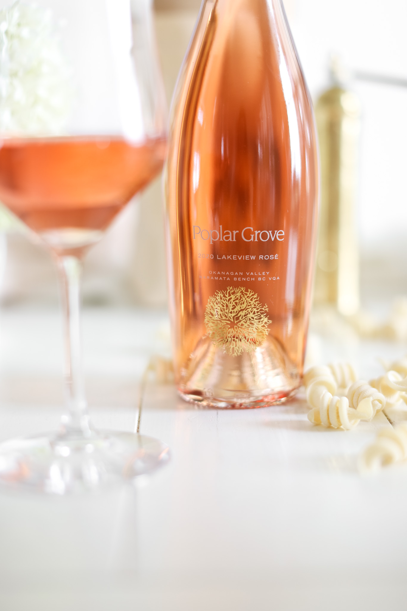 Poplar Grove Lakeview Rose Bottle of wine