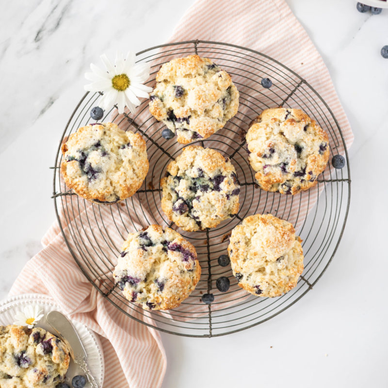 Blueberry Lemon Scones by Fraîche Living