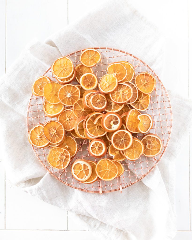 homemade dried oranges