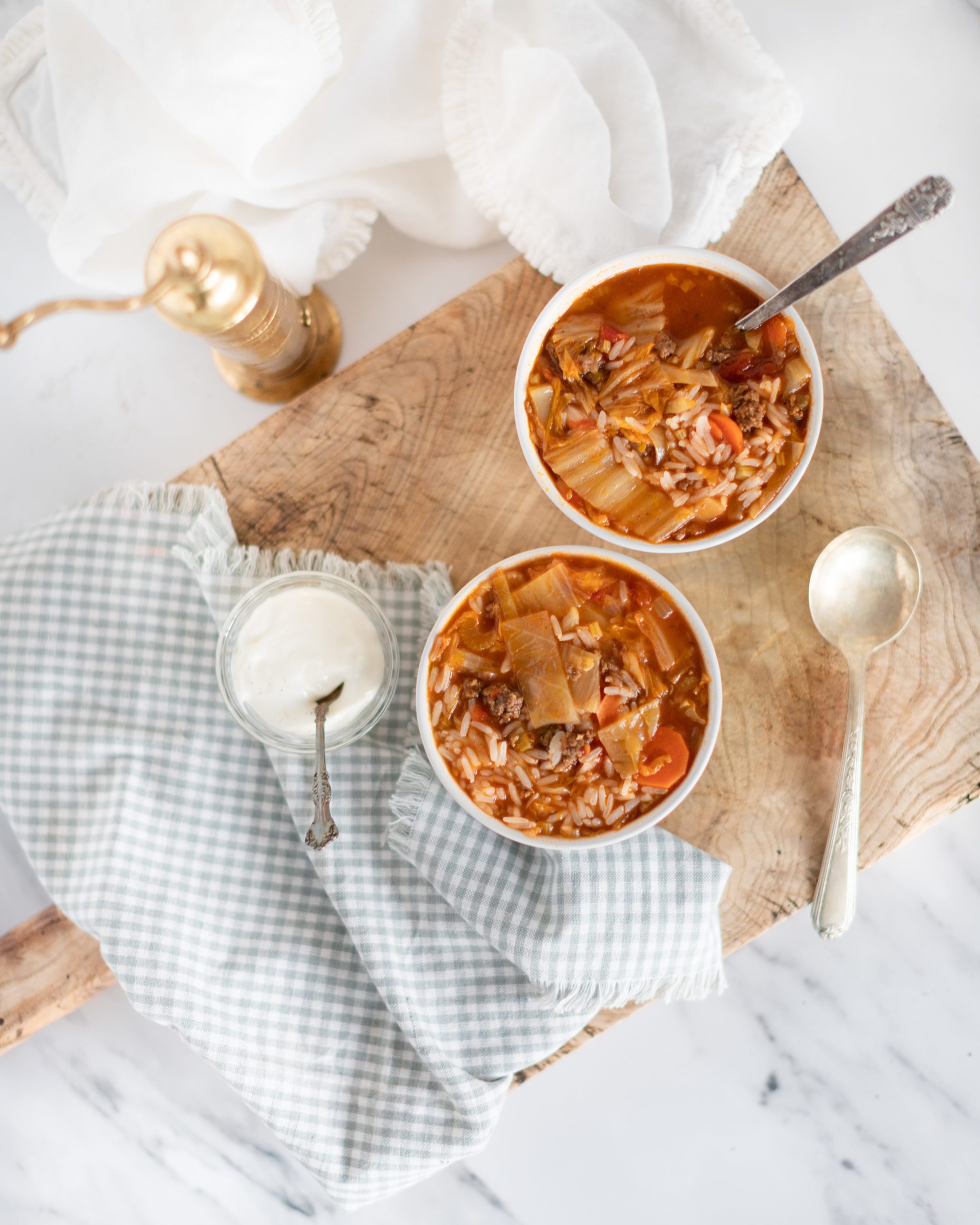 Cabbage Roll Soup Fraiche Living