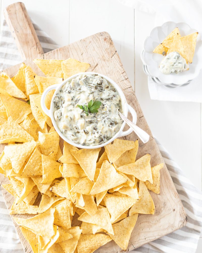 Crockpot Spinach & Artichoke Dip - Fraiche Living