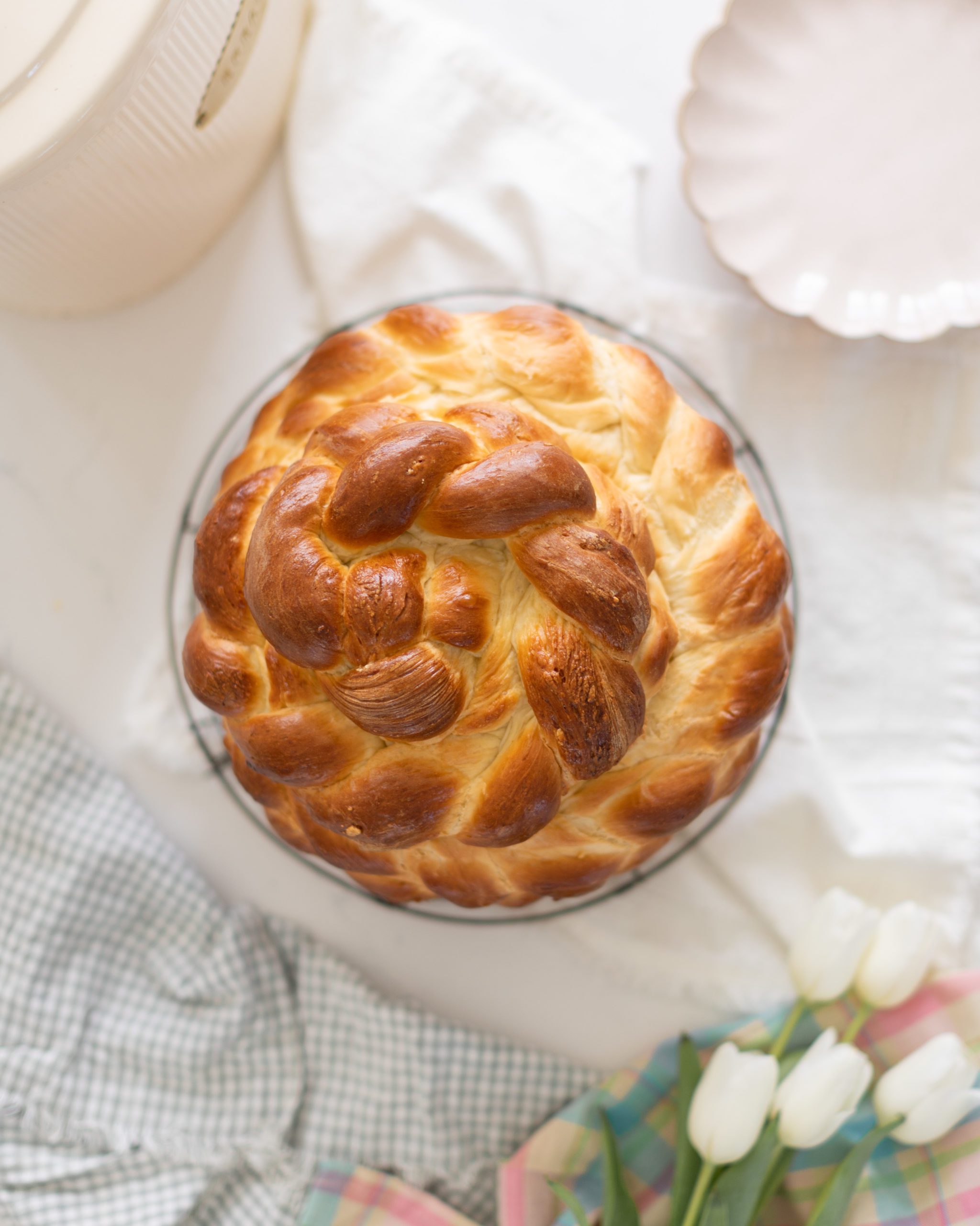 Paska (Ukrainian Easter Bread) - Fraiche Living