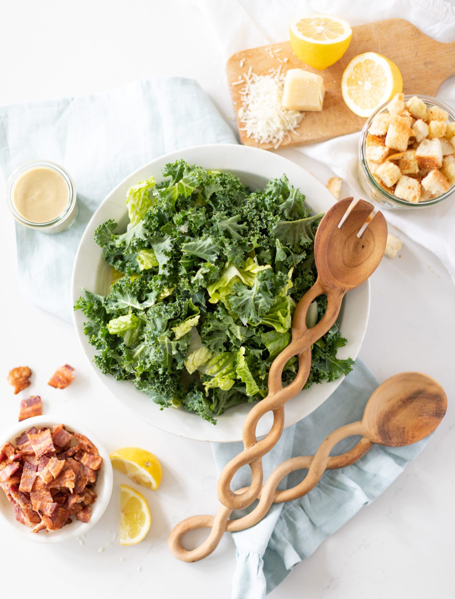 Roasted Garlic Caesar Salad Fraiche Living