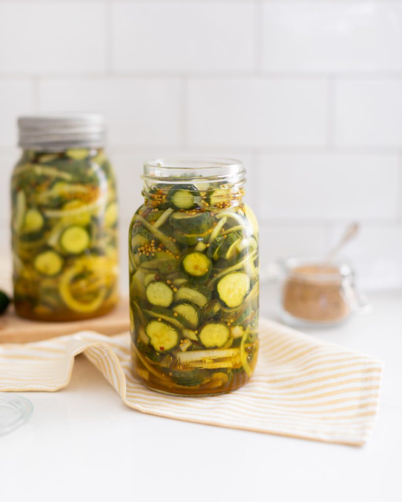quick homemade bread and butter pickles