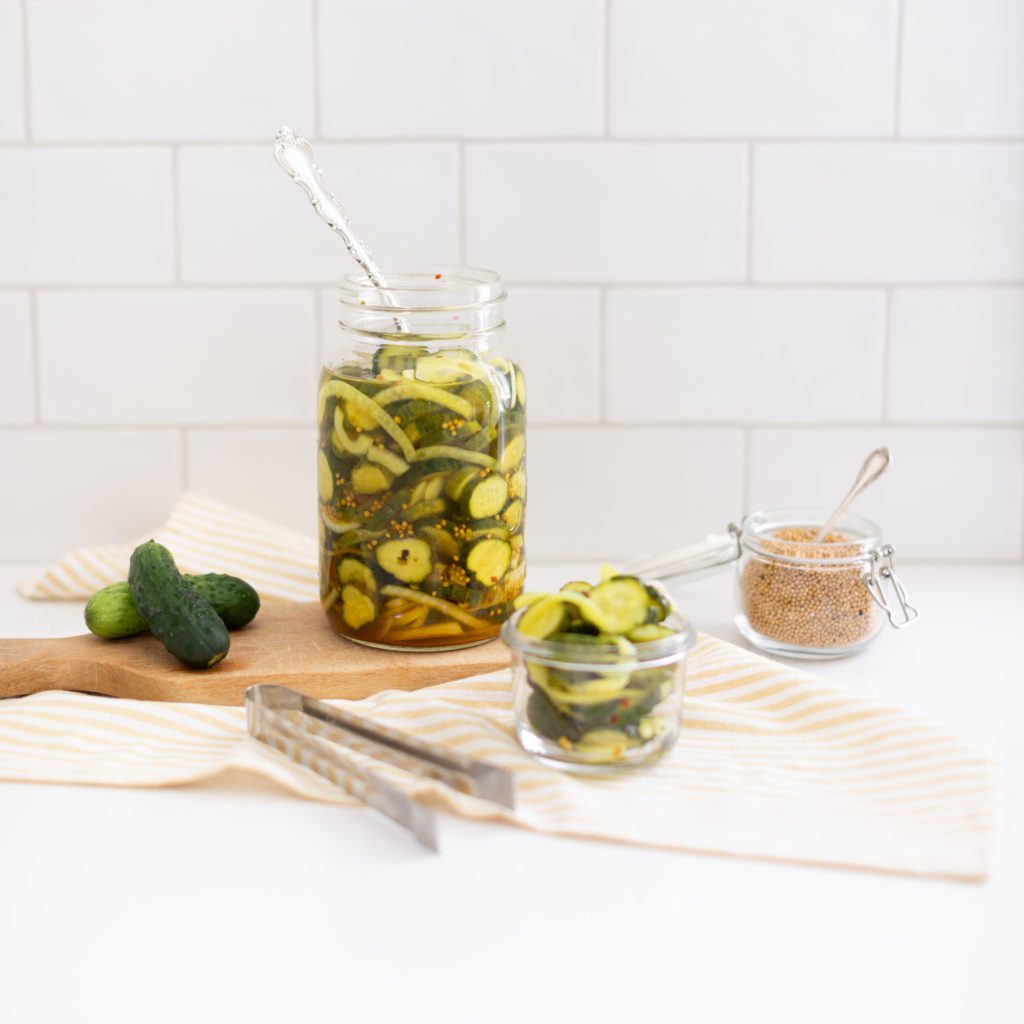 Fraiche Living Homemade Bread and Butter Pickles
