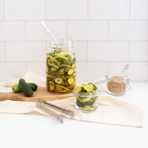 Quick Bread & Butter Pickles