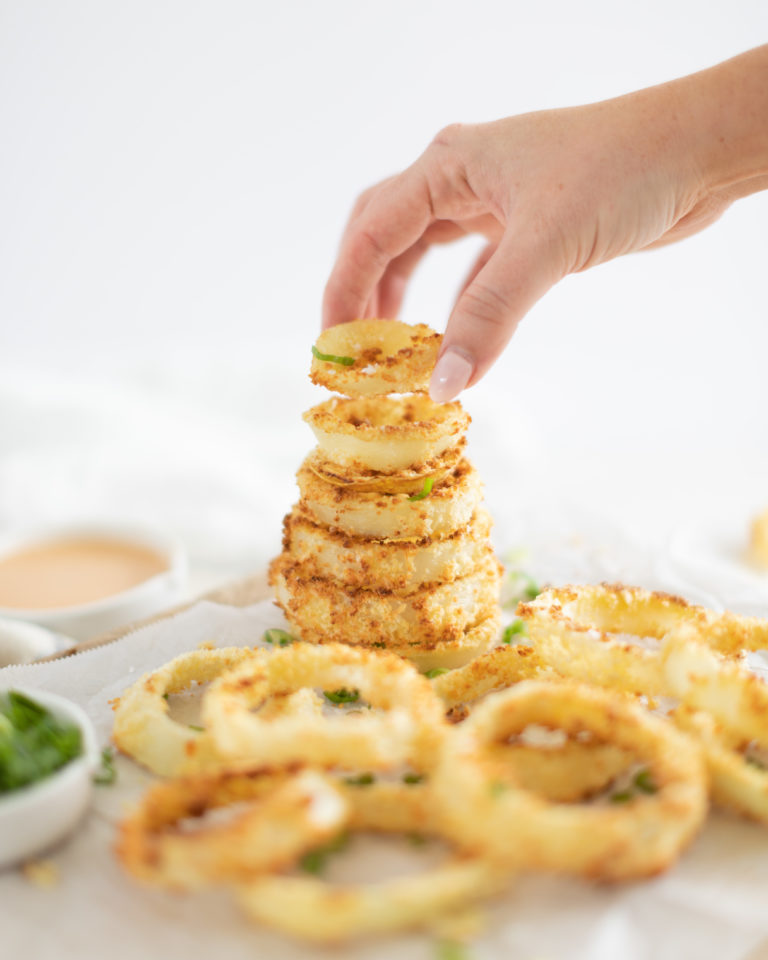 Air Fryer Onions Rings Fraiche Living