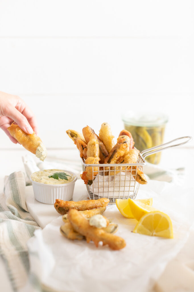 fried pickles from the cookbook fraiche food fuller hearts