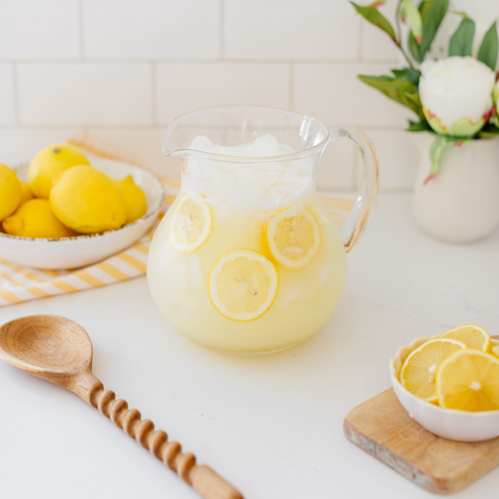Homemade Blender Lemonade Fraiche Living