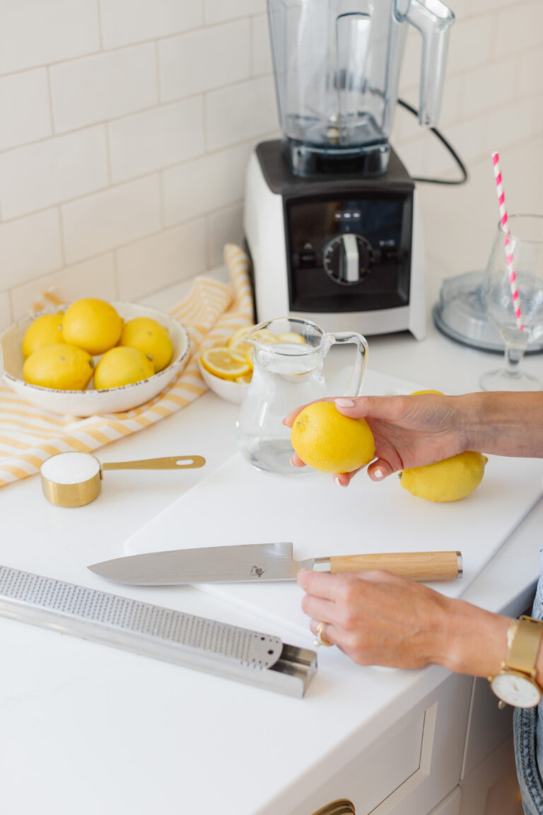 Homemade Blender Lemonade Fraiche Living