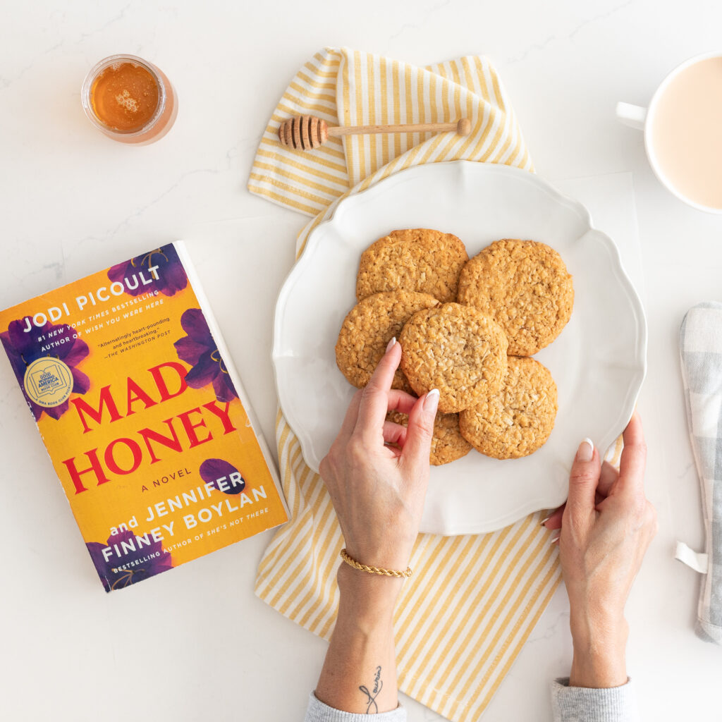 Honey oatmeal cookies