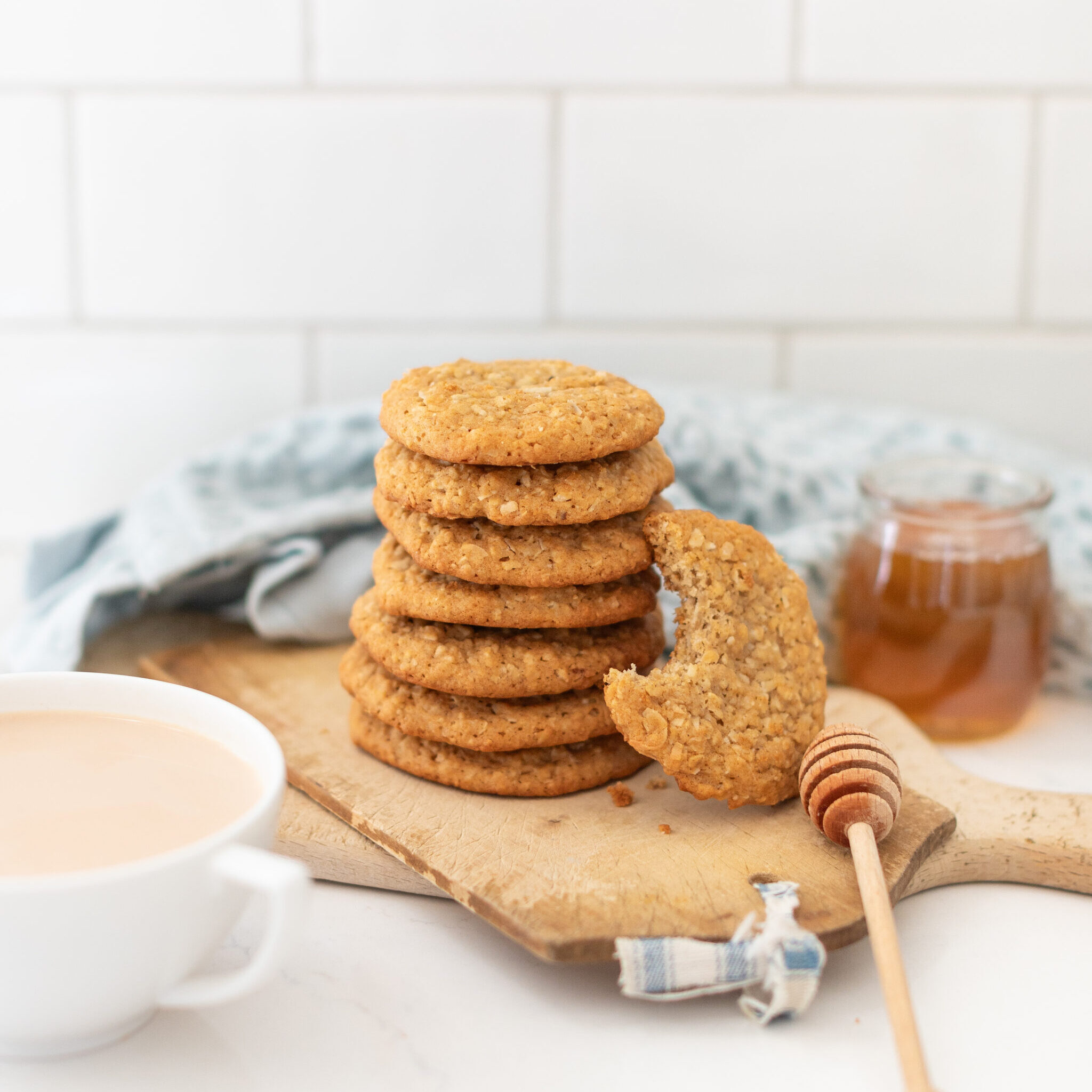 Honey Oatmeal Cookies - Fraiche Living