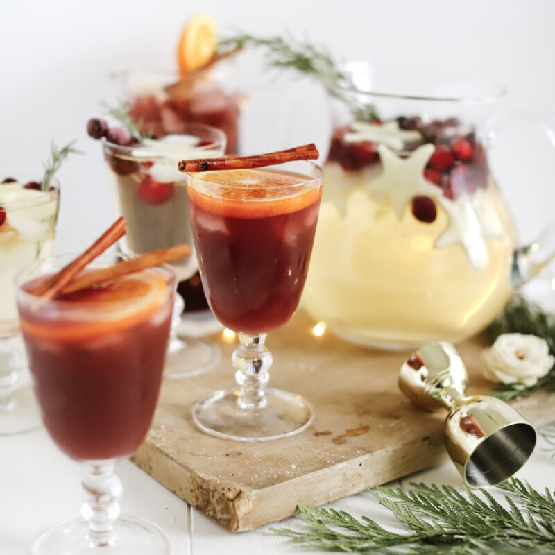 Winter Sangria 2 Ways