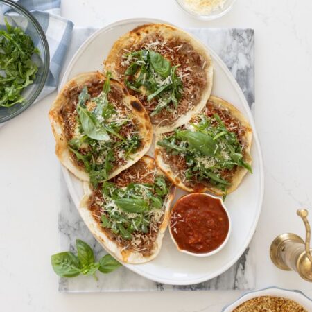 Chicken Parm Smash Tacos