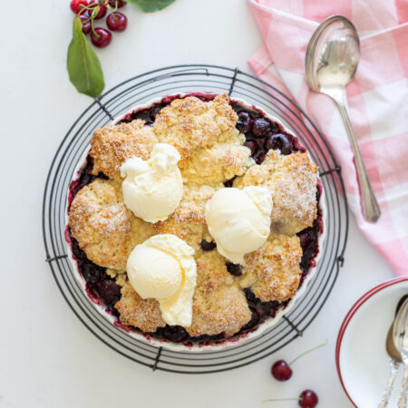 Classic Cherry Cobbler
