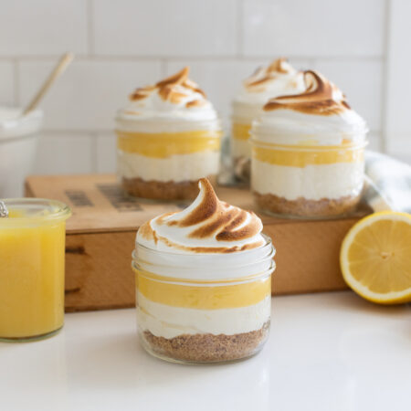Lemon Meringue Cheesecake Jars