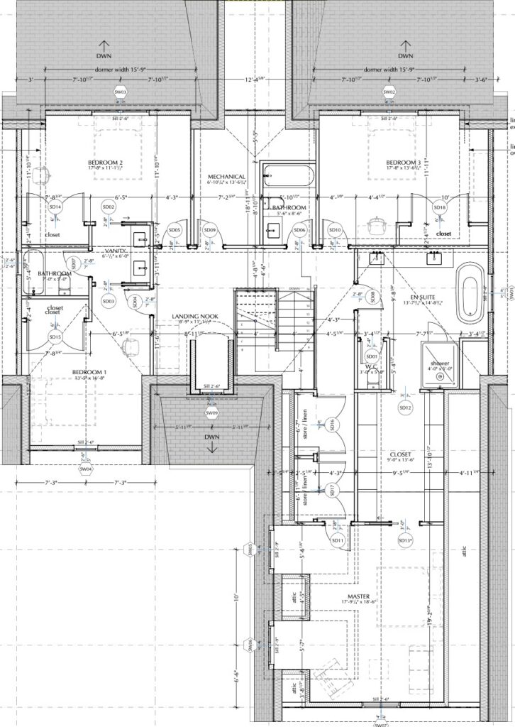Custom home floor plan