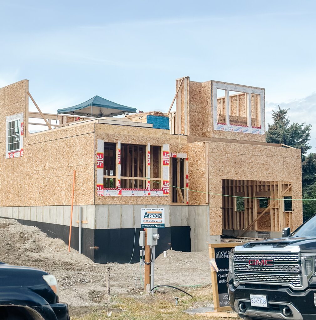 New build in progress: how to build a house
