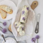 Chive blossom butter