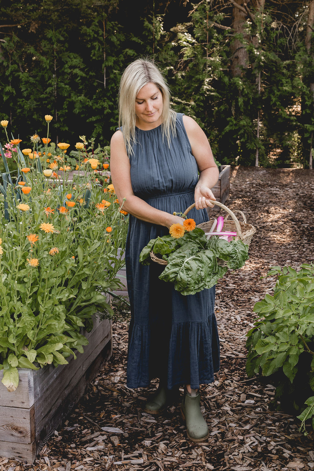 Tasha in garden