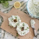 Parsley cream cheese